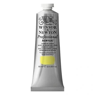 Image of Winsor &amp; Newton 2320086 60 ml Professional Acrylic Colour Cadmium Lemon