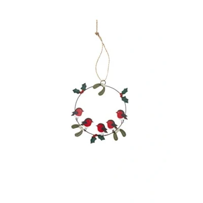 Image of Shoeless Joe Christmas Robin Ring Hanging Decoration