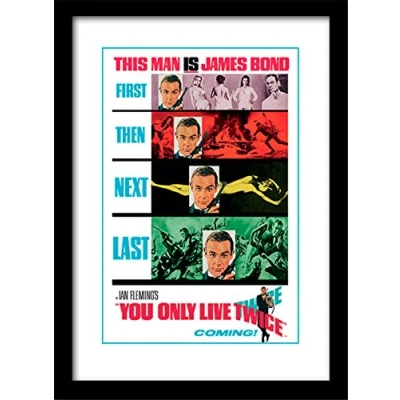 Image of James Bond You Only Live Twice Teaser A3 Framed Print