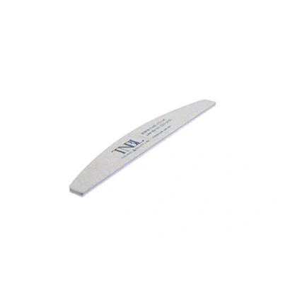 Image of TNBL Nail File Premium Quality (100/100 Grit Half Moon Zebra) Pack of 10 for Manicure &amp; Pedicure Shaping Styling