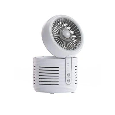 Image of Daewoo 2In1 Air Purifier With Fold Out Cooling Fan, Ultra Quiet, 3 Speed Settings, HEPA 11 Filter That Captures Allergens, Pet Hair, Smoke, Odour And Large Dust Particles For Cleaner, Breathable