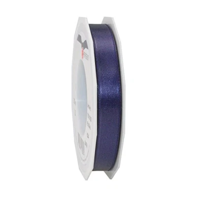 Image of C.E. Pattberg SATIN dark blue gift ribbon, 27 yards for Wrapping Gifts, 0.59 inches width, Ribbon Decorating &amp; Crafting, Decorative every occasion