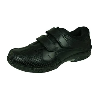 Image of Hush Puppies Boy&#039;s Jezza Low Top Sneakers, Black, 1 UK Child