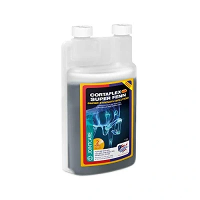 Image of Equine America UK Cortaflex HA Super Fenn Solution Premium Horse Joint Care Supplement Supports Optimum Mobility &amp; Recovery 1 Litre