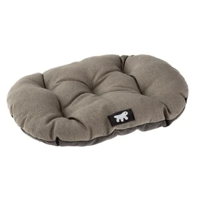 Image of Ferplast Dog Cushion Relax, for medium sized dogs, Cat Cushion, Mat kennels and cars Washable in Cotton with Soft Padding, 65 x 42 cm. Brown