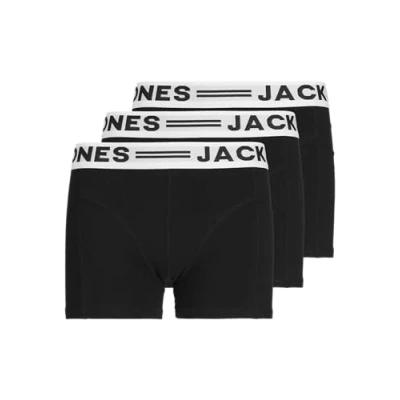 Image of Jack &amp; Jones Junior Sense Trunks JR 3 PACK Pants for kids, Size: 10y, Black