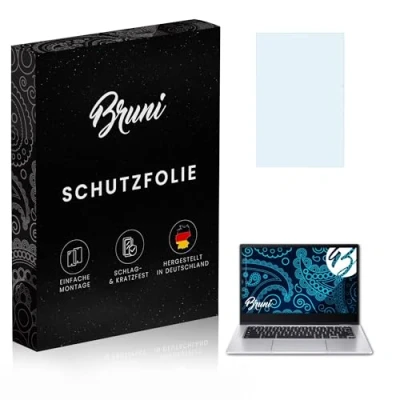 Image of Bruni Screen Protector compatible with Acer Chromebook Spin 314 Convertible CP314 1H Film, crystal clear Protective Film (2X)
