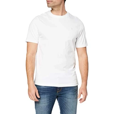 Image of Farah Men&#039;s T shirt EDDIE TEE, White, S UK