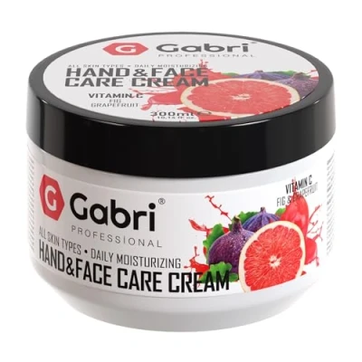 Image of Gabri Hand &amp; Face Care Cream 2in1 300ml Instantly Boosts Moisture Levels, Creates a Protective Layer Prevents Loss Daily Moisturising for All Skin Types
