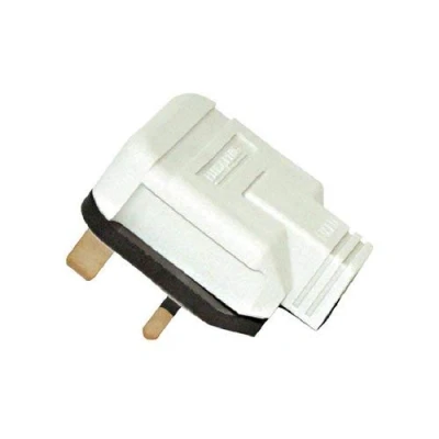 Image of Permaplug White Mains UK Heavy Duty Plug Top 13A 13 Amp Fused 3 Pin(10pcs)