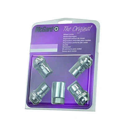 Image of 20116SU Wheel Lock Nuts SU M12 x 1,5, flat seat, Overall length 42,2 mm, Hex size 17mm, Key diameter 27,7 mm