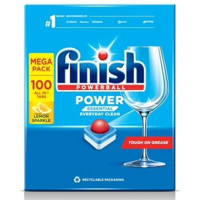 Image of Finish Dishwasher Tablets All In 1 Powerball XXXL Lemon, 1.5kg