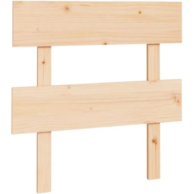 Image of vidaXL Bed Headboard 78.5x3x81 cm Solid Wood Pine