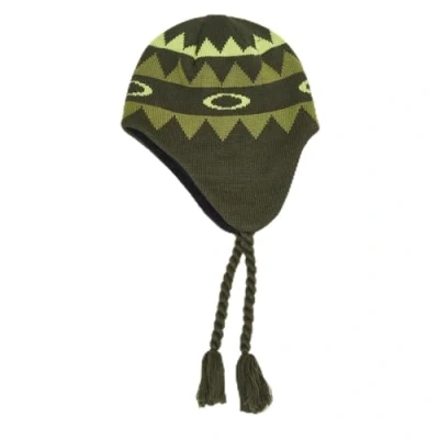Image of Oakley Men&#039;s Nordic Earflap Beanie Hat, Fern Norway Pattern, One Size
