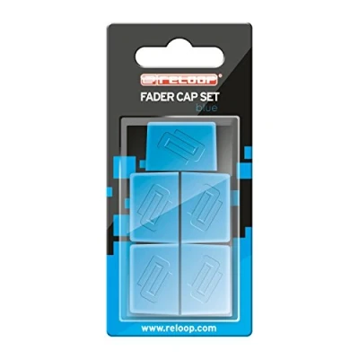 Image of Reloop fader Cap Set replacement caps for DJ mixer (Blue)