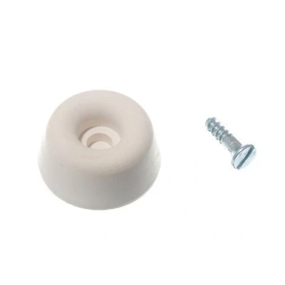 Image of ONESTOPDIY.COM Toilet Seat Furniture Rubber Buffer Pads White 7/8 Inch 22mm (Pack of 4)