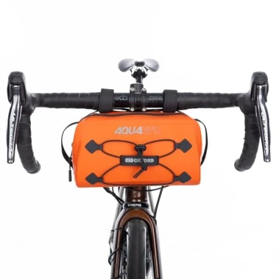 Image of Aqua Evo Adventure Bycicle Cycle Daytripper Handlebar Pack, Orange