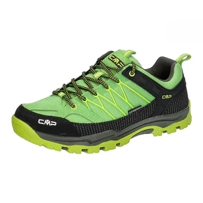 Image of CMP Rigel Low Trekking Shoe Kids Wp Walking, Cactus, 4.5 UK