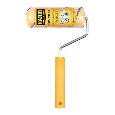 Image of Hardy Hardstar Paint Roller 13 18 cm Mi 48 mm with Handle Yellow x 4.8