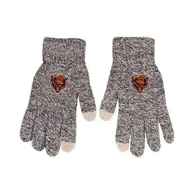 Image of FOCO NFL 2022 GREY KNIT GLOVES, Chicago Bears, One size