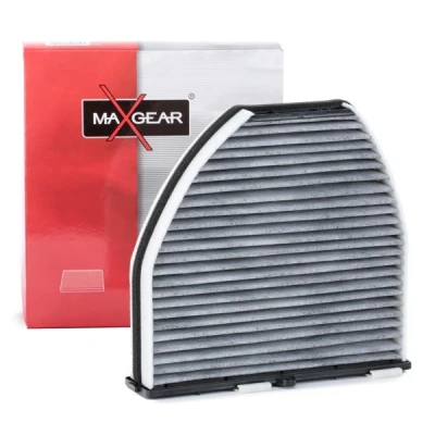 Image of 2048300018, 2048300518, 2128300018, 2128300118, 2128300218 Pollen Filter MAXGEAR 26 0517 Activated Carbon 264mm 284mm 44mm