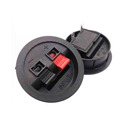 Image of 2pcs 2/4/6 Way Spring Speaker Terminal Clip Push Release Connector Audio Cable Terminals Strip Block (WP2 9 2P)
