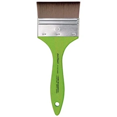 Image of DA VINCI 5073 Series Mottler Brush, 80 mm, Synthetic Fiber, Green, 22 x 8 30 cm