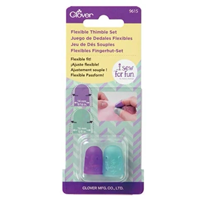 Image of CLOVER Thimble, Purple and Blue