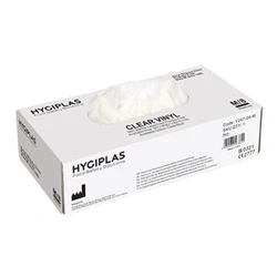 Image of Vogue Powder Free Vinyl Gloves Clear Medium (100 pack)