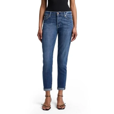 Image of 7 For All Mankind Women&#039;s Boyfriend Jeans, Broken Twill Vanity Modern, 30 25