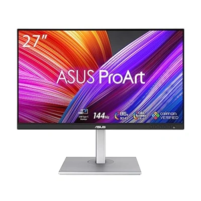 Image of ASUS ProArt PA278CGV Professional Monitor 27&quot;, IPS, QHD (2560x1440), 144 Hz, 95% DCI P3, colour Accuracy ΔE &lt; 2, Calman Verified, USB C PD 90W, VESA DisplayHDR 400, FreeSync Premium, Ergonomic Stand