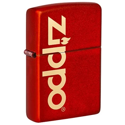 Image of Zippo Lighter, Metallic RED, One Box