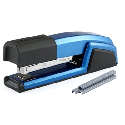 Image of Bostitch Office Epic Metal 3 in 1 Stapler, 25 Sheet Capacity, Includes 210 Staples Staple Storage Compartment &amp; Integrated Remover,