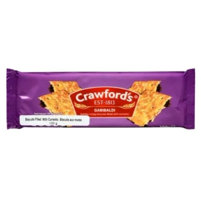 Image of Crawford&#039;s Garibaldi Biscuits 100g (Pack of 3) by Crawfords
