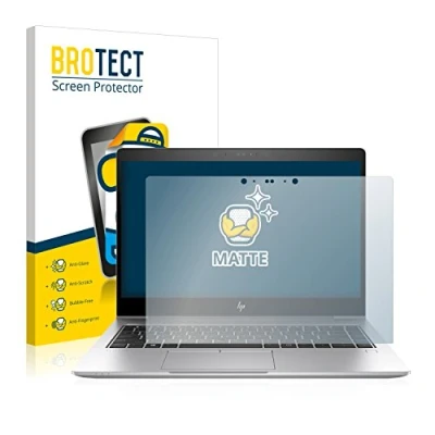 Image of brotect Screen Protector Anti Glare compatible with HP EliteBook 840 G5 Matte, Fingerprint Protection Film