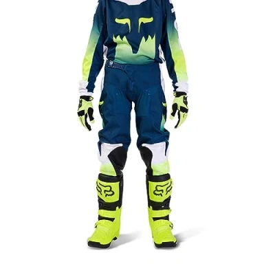 Image of Fox Racing Yth 180 Flora Pant, windbreakers, Unisex Kids, Blue, 26