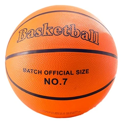 Image of D.A.Y. Republic Official Match Size NO.7 Basketball Quality Rubber Construction With a Balanced Weight, Great Flight and Accuracy, Suitable for all Skill Groups Teenagers Adults (1 Ball)
