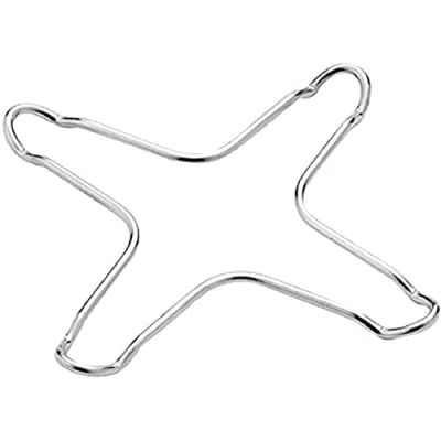 Image of Café Ole T4287/C Trivet Ring Reducer for Gas Hobs Suitable Stovetop Coffee Makers Moka Pots Percolators, Stainless Steel, 9.5 x 0.6 cm
