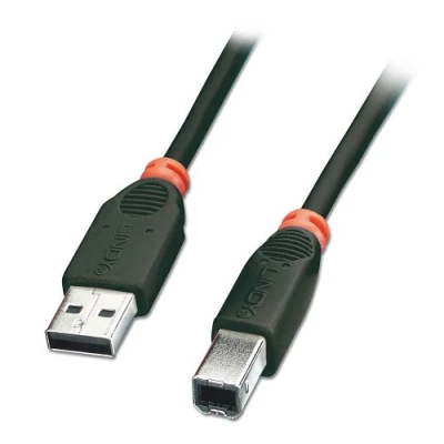 Image of LINDY 1m USB 2.0 Cable Type A to B, Black