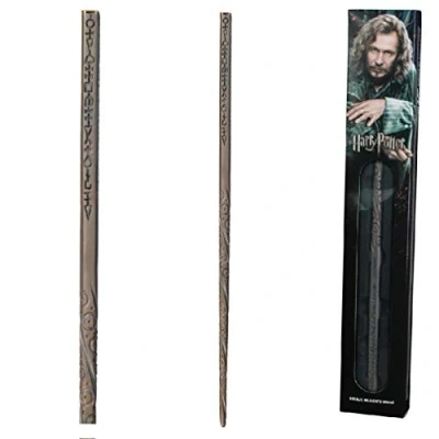 Image of The Noble Collection Sirius Black Wand In A Standard Windowed Box 15in (39cm) Wizarding World Harry Potter Film Set Movie Props Wands