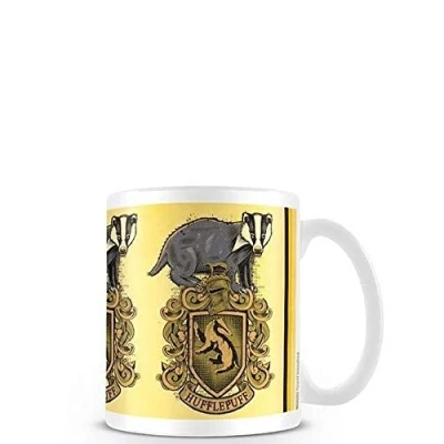 Image of Pyramid International Harry Potter Ceramic Mug with Hufflepuff Crest and Badger in Presentation Box Official Merchandise