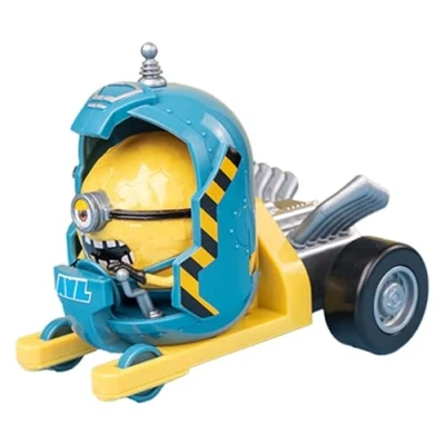 Image of YOLOPARK Minions Despicable Me 4 Toys,Minion Mega Jerry Capsule Toy Cars Gifts for Toddler Boys and Girls Age 3 5 6 7 8 Year 0ld, Friction Powered Pull Back Action Figure Party Favors