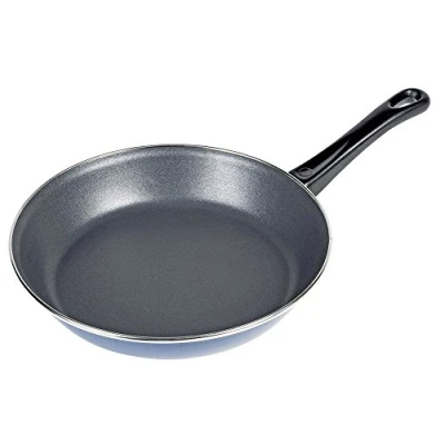 Image of Karl Kruger Enamelled Steel Royal Series Pan with Akzo Nobel Seal, 20 cm, Stainless Steel, Blue