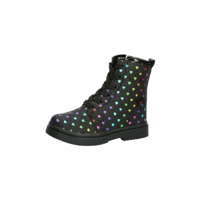 Image of LICO Platform ankle boots for kids, Size: 1.5, Schwarz bunt shoes