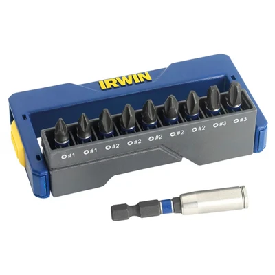 Image of Irwin Phillips Impact Screwdriver Bit Set, 10 Piece IRW1923419