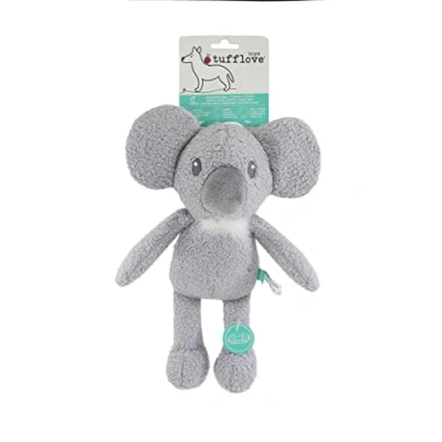 Image of Rosewood Tufflove Koala Medium, Tough Dog Toy, For Medium to Large Dogs, Grey