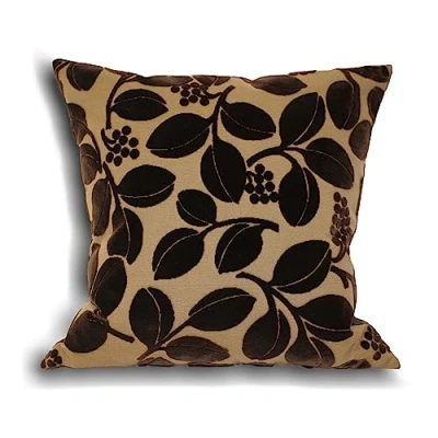 Image of Riva Home Cherries Filled Cushion Chocolate Size 45 cm x