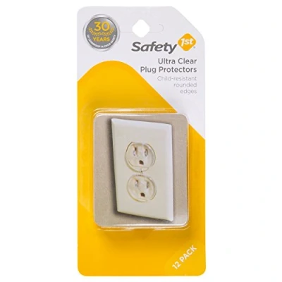 Image of Safety 1st 12 Pack Ultra Clear Outlet Plugs