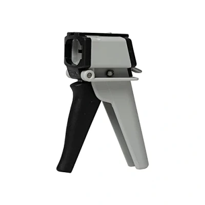 Image of TEROSON Hand Gun 410, Cartridge for Double Cartridges, Handy Silicone 2K Cartridges (2x25ml), Caulking Tool with Easy Handling, 1x
