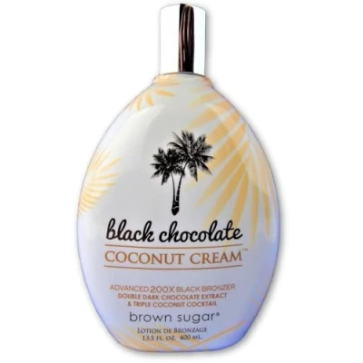 Image of Brown Sugar BLACK CHOCOLATE COCONUT CREAM 200X Bronzer 13.5 oz. by